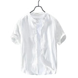 Chemise d'été en coton et lin
