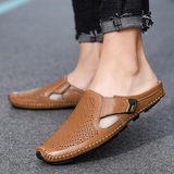 Sandales en Cuir Italiennes Respirantes