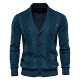 Cardigan Waldemar pour homme avec fermeture à boutons