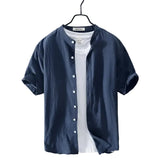 Chemise d'Été en Coton et Lin