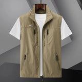Cardigan imperméable à poches multiples