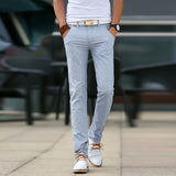 Pantalon en Lin Slim Fit