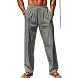 Pantalons en lin hawaïens