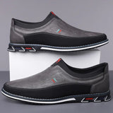 Chaussures de Ville En Cuir Slip-On