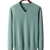 Pull en Laine Col V