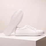 Baskets en Cuir Véritable