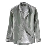 Chemise Décontractée en Coton et Lin