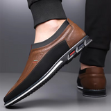 Chaussures de Ville En Cuir Slip-On