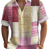 Chemise Patchwork Élégante