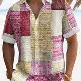 Chemise Patchwork Élégante