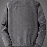 Veste en Corduroy Élégante Doublée en Fleece