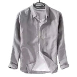 Chemise Décontractée en Coton et Lin