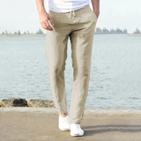 Pantalon en Lin Décontracté