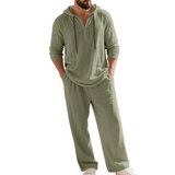 Zalecta - Ensemble de vêtements de détente en lin