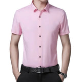 Chemise Business Casual à Manches Courtes