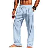 Pantalons en lin hawaïens