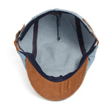Cazel | Casquette plate premium en denim – style intemporel et confort quotidien