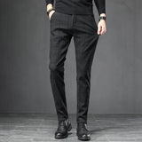 Pantalon Décontracté À Carreaux