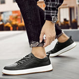 Baskets en Cuir Chic