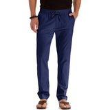 Pantalons en Coton-Lin