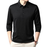 Polo T-shirt à Manches Longues Élégant