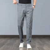 Pantalon Stretch à Carreaux