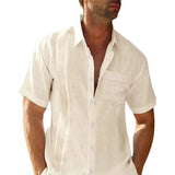 Chemise d'été en lin élégante