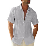 Chemise d'été en lin élégante