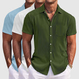 Chemise d'Été Élégante Rayée