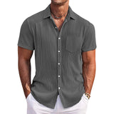 Chemise d'Été Élégante Rayée
