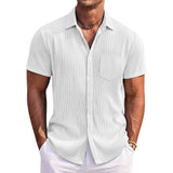 Chemise d'Été Élégante Rayée
