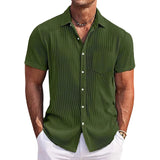 Chemise d'Été Élégante Rayée