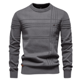 Pull pour homme Burkhard Stilfuld avec design à carreaux