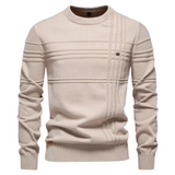 Pull homme Burkhard Stilfuld avec design à carreaux