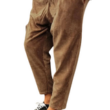 Pantalon en Velours Côtelé Élégant