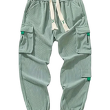 Pantalons Cargo en Velours Côtelé