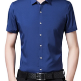 Chemise Business Casual à Manches Courtes