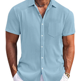 Chemise d'Été Élégante Rayée