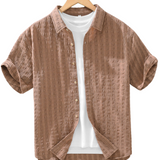Chemise Texturée Décontractée