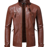 Veste en Cuir Élégante pour Homme