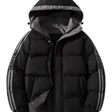 Veste d'Hiver Élégante avec Capuche