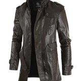 Veste de moto élégante en cuir