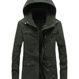 Veste d'Hiver Élégante Résistante au Vent