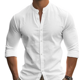 Chemise en lin respirante