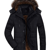 Veste à Capuche en Coton pour l'Hiver