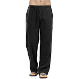 Pantalons en lin Madeira