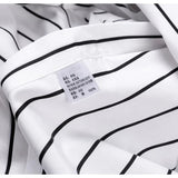 Chemise en Coton Rayée Élégante