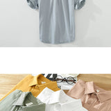 Chemise en Coton à Manches Courtes