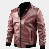 Veste en cuir essentielle