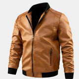 Veste en cuir essentielle